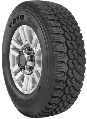 Right side view of Toyo's all weather heavy duty tire
