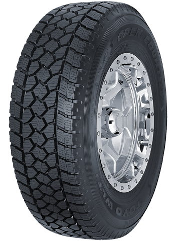 Left side view of Toyo's light truck  heavy duty winter tire