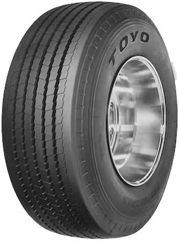 The M149 is an all-position wide base tire - Left view