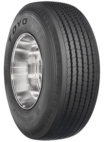 The M149 is an all-position wide base tire - Right view