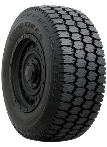 Right side view of Toyo's on or off road commercial tire