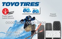 Toyo Tires - Une carte Visa prépayée