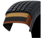 The Celsius Sport all weather performance tire has a special tire casing.