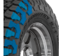 AGGRESSIVE SIDEWALL DESIGN on a light truck rugged terrain tire