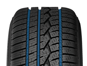 Wide lateral grooves found on Toyo's all weather passenger  tire