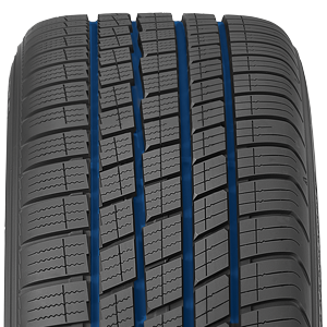 Toyo's Celsius Sport all weather performance tire has four circumferential grooves to evacuate water.