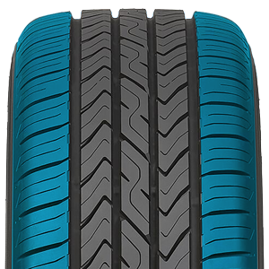 Toyo's value all season tire has large outer blocks