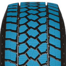 wider footprint of toyo's light truck winter tire