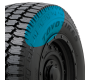 flanc renforce sur pneu commercial pour route ou hors route