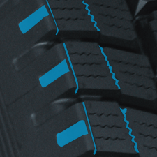 conception de lamelles et de fossettes pour le pneu de camionnette d'hiver de toyo